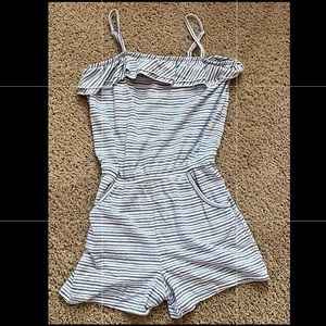 Girls swimsuit cover up romper (with pockets!!)